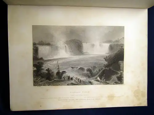 Willis Horn America in Bildern Nach der Natur gez.von Bartlett 2 Bde o.J. (1845)