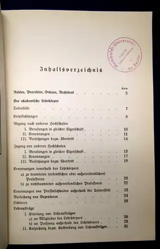 Chronik der Friedrich-Wilhelms-Universität April 1935/ März 1936 j