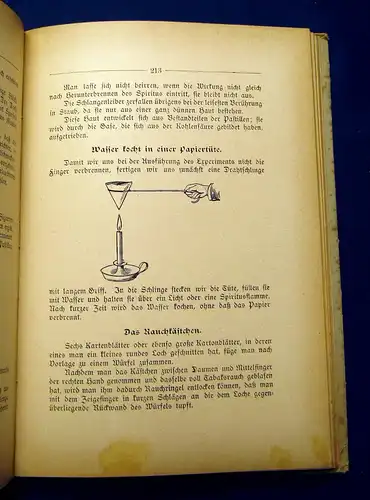 Pfeiffer Kunststücke Gesellschaftsscherze und Probleme 1920 Kunst Technik mb