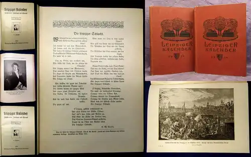 Merseburger Leipziger Kalender 1913 & 1914 Ein illustriertes Jahrbuch js