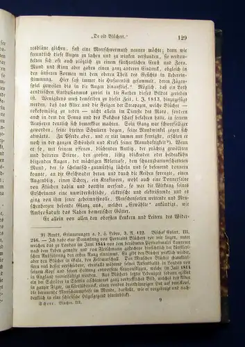 Scherr Blücher Seine Zeit und sein Leben 1865 3. Band apart Geschichte mb