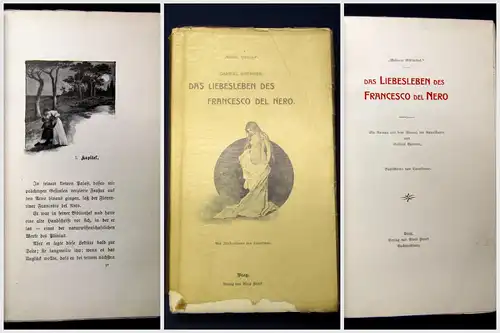 Brenner Das Liebesleben des Francesco del Nero o.J. um 1900 Selten Erotica mb