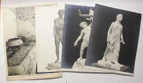 8 Orig. Fotos Pompei um 1890/1950 Fotographie Italien Landschaft Architektur sf