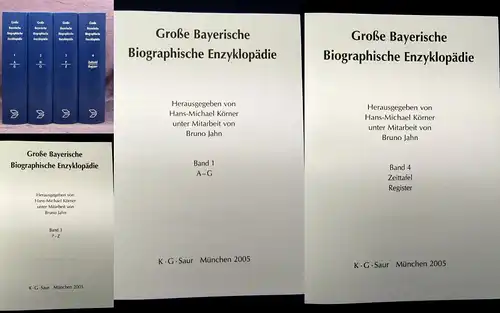 Jahn Große Bayerische Biographische Enzyklopädie 3 Bde.+Register 2005 js