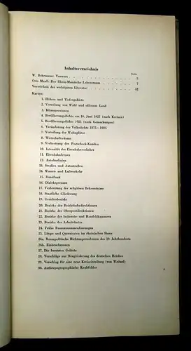 Maull Rhein-Mainsicher Atlas für Wirtschaft, Verwaltung u. Unterricht 1929 js