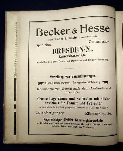 Alphabetisch geordneter Eisenbahn-Fracht-Tarif Aue,BZ,Döbeln,Riesa 1915 js