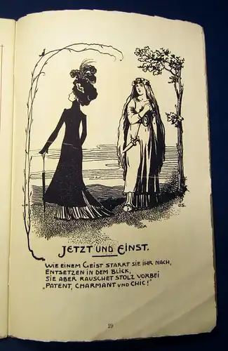 Fest-Ausschuss  Skizzen Vergnügungs-Eck d Deutschen-Bau-Ausstellung 1900 Selten