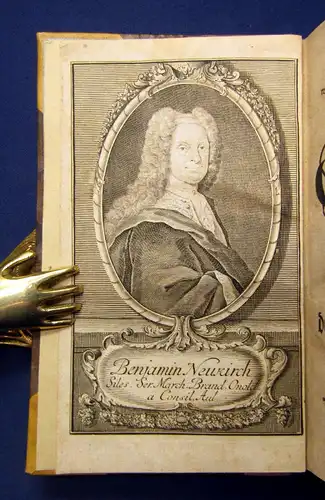 Neukirch  Auserlesene Gedichte a verschiedenen poetischen Schriften 1744 Selten