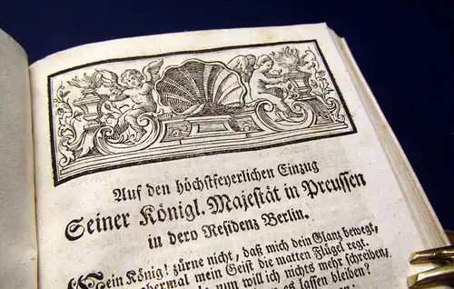 Neukirch  Auserlesene Gedichte a verschiedenen poetischen Schriften 1744 Selten