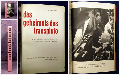 Weise Das Geheimnis des Transpluto 1963 Belletristik Klassiker mb