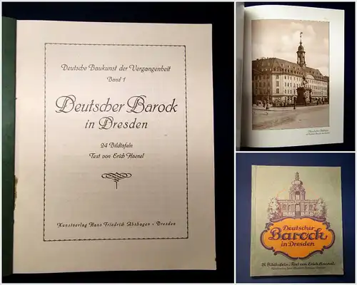 Haenel  Deutscher Barock in Dresden o.J. um 1925 Kunst Kultur Geschichte mb