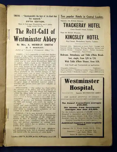 Bradley Westminster Abbey Guide 1913 Twentieth Edition Architektur Pläne  js