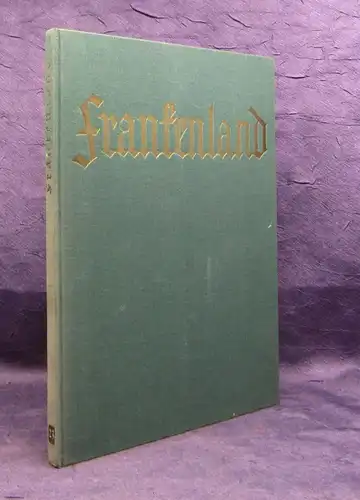 Greim Frankenland 81 Abbildungen 1932 Erdkunde Monografie Geografie js