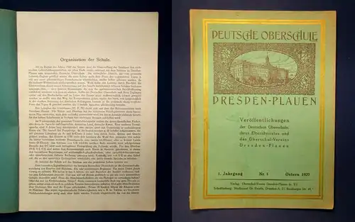 Haufe Deutsche Oberschule Dresden-Plauen Ostern 1927 1. Jahrgang Ortskunde js