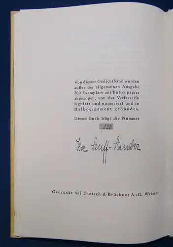 Sander Wege in den Sand Lyrische Tagebuchblätter 1924 Belletristik Literatur js