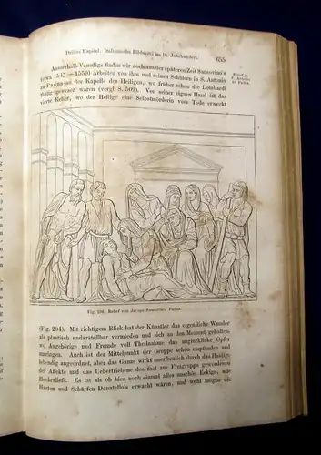 Lübke Geschichte der Plastik älteste Zeit bis auf Gegenwart 231 Holzschn.1863 js