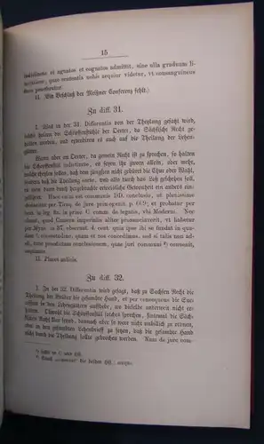 Schletter Die Revisio differentiarum juris civilis et Saxonici 1571 1869 js