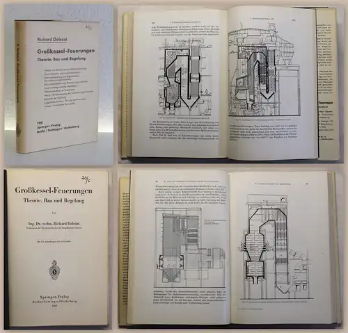 Dolezal Großkessel-Feuerung Theorie Bau und Regelung 1961 Energietechnik xy