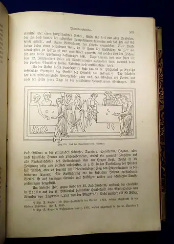 Lübke Geschichte der Deutschen Kunst 675 Abb. frühe Zeiten bis Gegenwart 1890 js