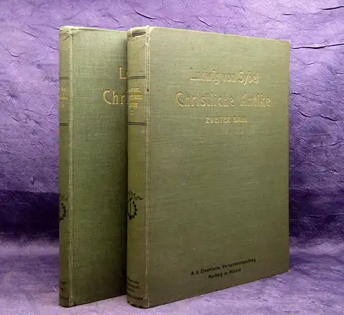 Sybel Christliche Antike 2 Bde. komplett Einführung in d. Altchristliche Kunst j