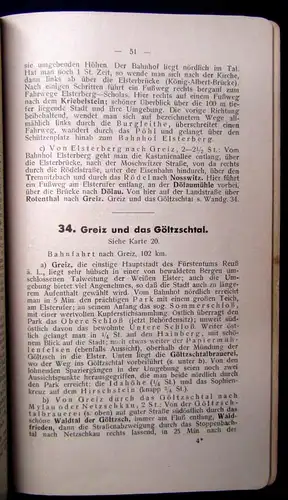 Gaeblers Führer durch Leipzig 1923 sowie die engere u. weitere Umgebung  js