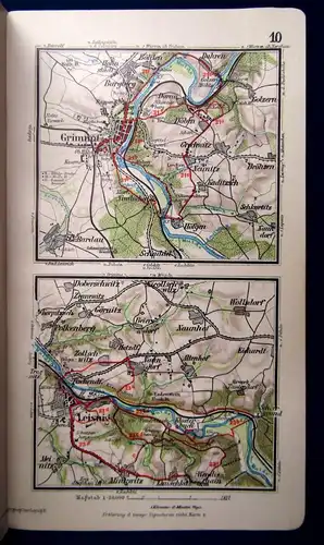 Gaeblers Führer durch Leipzig 1923 sowie die engere u. weitere Umgebung  js