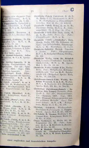 Rotes Mess- Adressbuch Leipzig 1913 Illustrierter Leipziger Messführer js