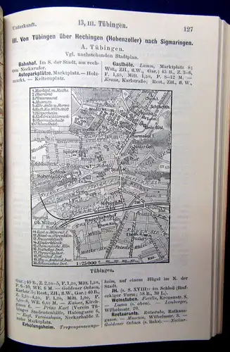 Meyers Reisebücher Allgäu Bodensee.. 1929 Reiseführer Guide Führer js