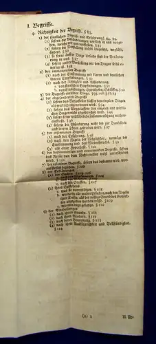 Reimarus Die Vernunftlehre 1758  3 ausfaltbare Tafeln Philosophie mb