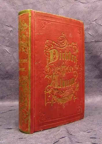 Fontane Theodor Deutsches Dichter- Album 1852 Goldschnitt Belletristik js