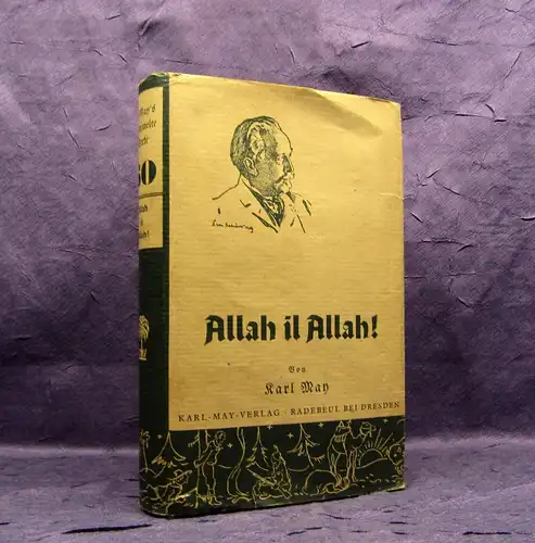 Karl May Gesammelte Werke Bd.60 "Allah il Allah" um 1930 EA Abenteuer Western mb