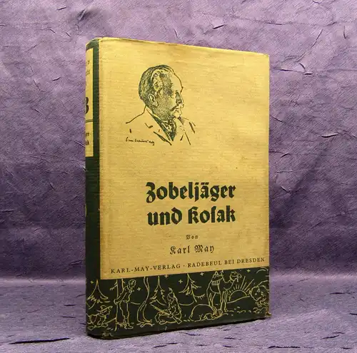 Karl May Gesammelte Werke Bd.63 "Zobeljäger und Kosak" um 1930 Abenteuer mb