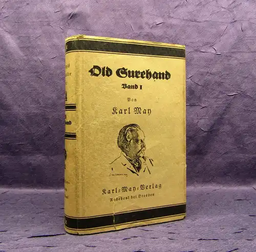 Karl May Gesammelte Werke Bd.14 "Old Surehand" um 1930 Abenteuer Western mb