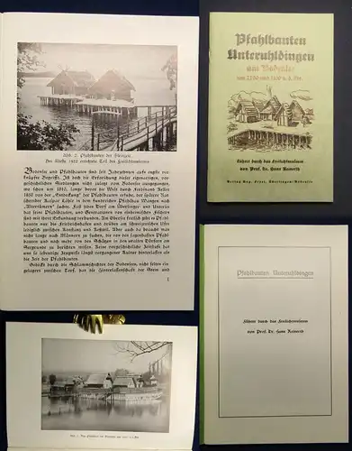 Reinerth Pfahlbauten Unteruhldingen am Bodensee 1986 Ortskunde js