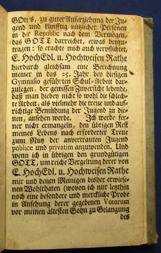 Schulz Versuch poetische Anleitung Kirchenhistorie Sammelband sehr selten 1750 j