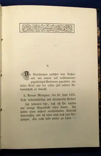 Selden Heinrich Heine`s letzte Tage EA 1884 1.autorisierte deutsche Ausgabe js