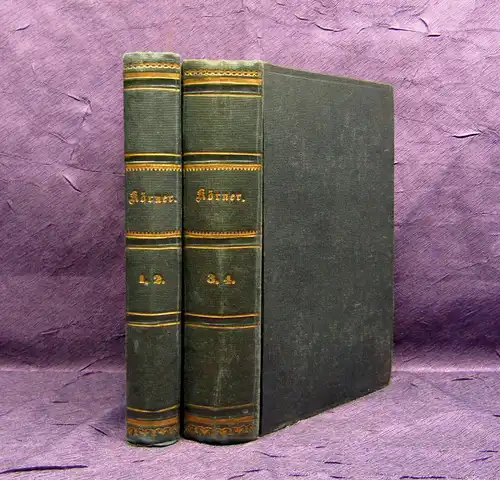 Körner Theodor Körners Werke 4 Bde in 2 Büchern komplett um 1880 Belletristik mb