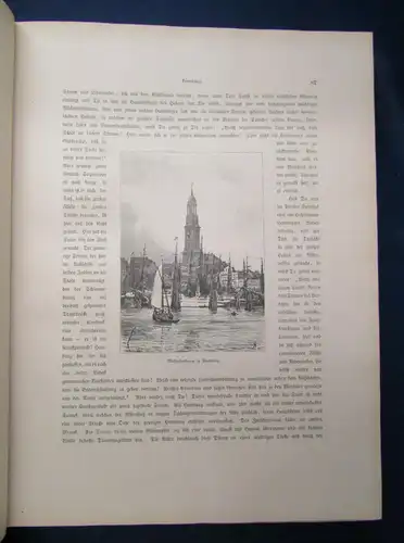 Hoefer Küstenfahrten an der Nord- und Ostsee um 1880 Original Ausgabe sf