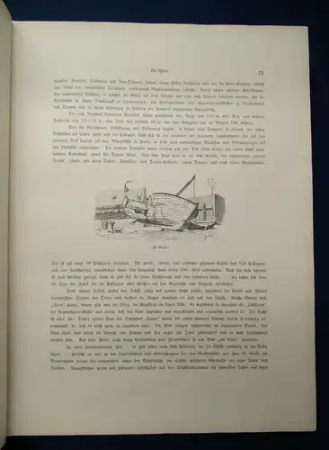 Hoefer Küstenfahrten an der Nord- und Ostsee um 1880 Original Ausgabe sf