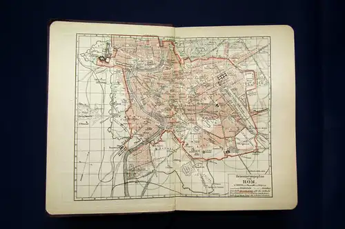 Meyers Reisebücher Rom und die Campagna 1906 Reiseführer Guide Führer mb