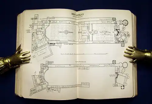 Meyers Reisebücher Rom und die Campagna 1906 Reiseführer Guide Führer mb