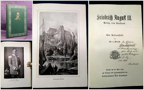 Metzsch Friedrich August III. König von Sachsen Ein Lebensbild 1906 Geschichte m