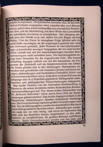 B. G. Teubner 1811- 1911 Geschichte der Firma Herausgabe von Fr. Schulze js