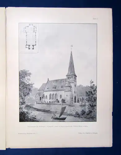 Eisenlohr/ Weigle Architektonische Rundschau 9. Jhg Lieferung 7 1893 Kunst sf