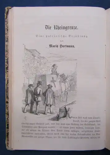 Bertholds Auerbach Volks-Kalender 1864 Beiträge von Hartmann u.a. illustriert js