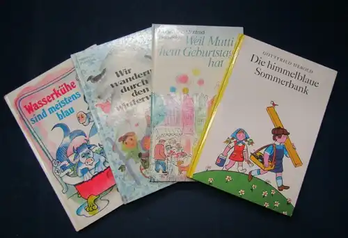 Konvolut 4 Kinderbücher/ Bilderbücher um 1980 Märchen Geschichten DDR js