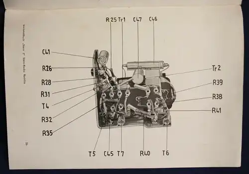 Orig. Prospekt RFT Werkstattbuch "Stern 2" 1961 Radio Rochlitz Technik sf