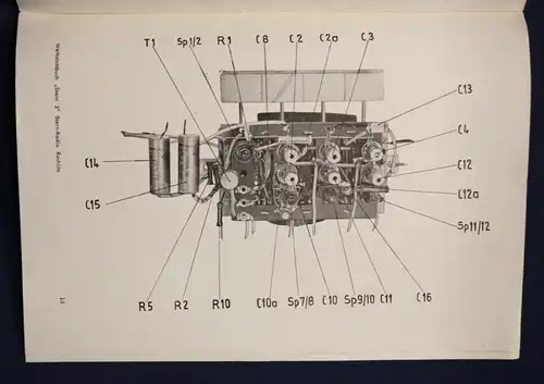 Orig. Prospekt RFT Werkstattbuch "Stern 2" 1961 Radio Rochlitz Technik sf