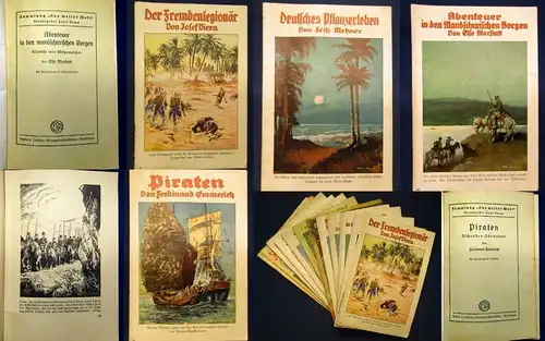 Emmerich u.a. Sammlung 12 Hefte Abenteuerliteratur 30ger Jahre Piraten,Tiere js