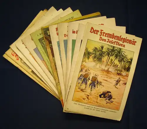 Emmerich u.a. Sammlung 12 Hefte Abenteuerliteratur 30ger Jahre Piraten,Tiere js